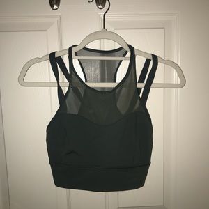 Lululemon high neck mesh sports bra sz 8